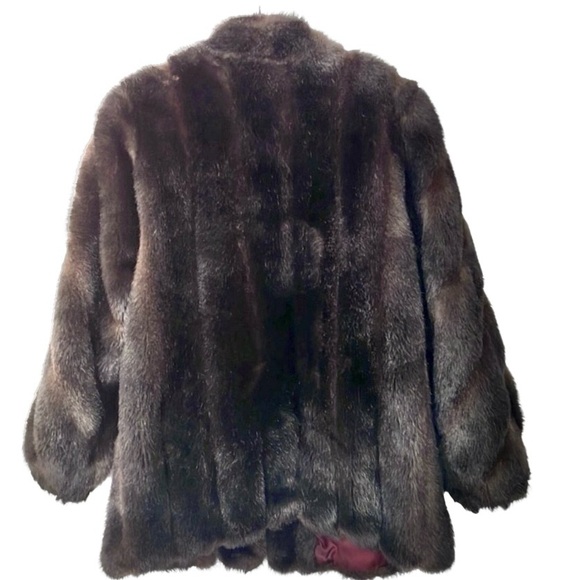 Fabulous Furs Vintage Faux Mink Sable Fur Coat - Picture 7 of 15